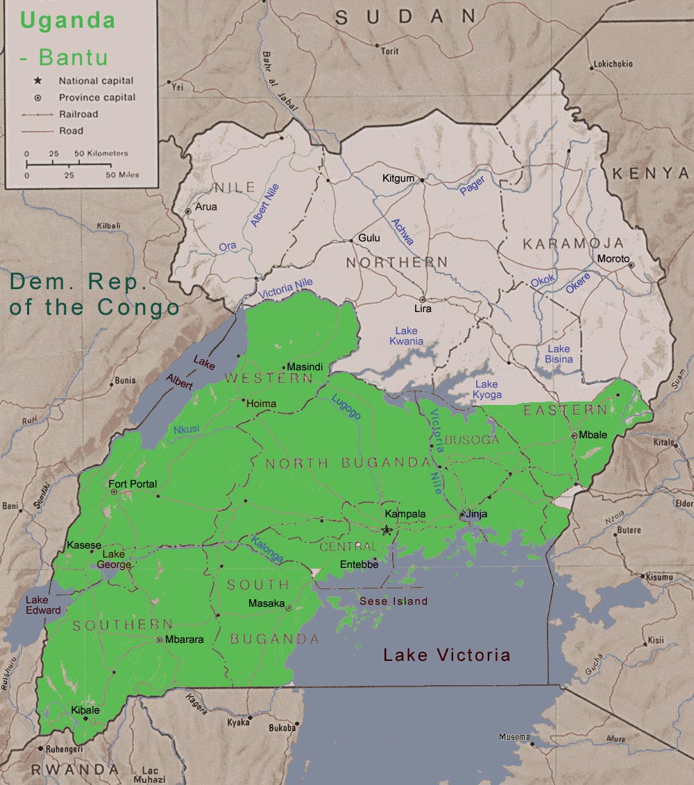 Bantu People Map
